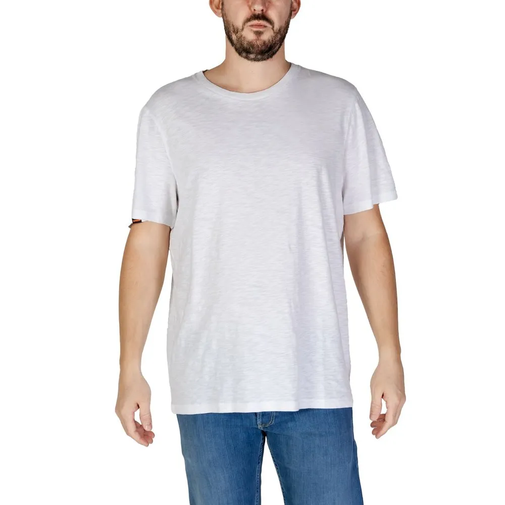 Superdry Men's White Cotton T-Shirt