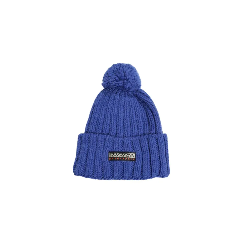Napapijri Men's Blue Acrylic Hats & Cap