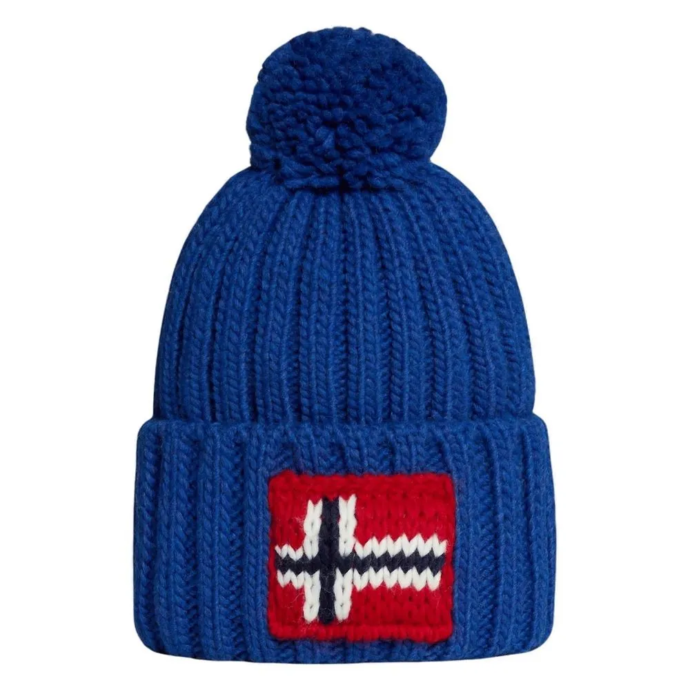 Napapijri Men's Blue Acrylic Hats & Cap