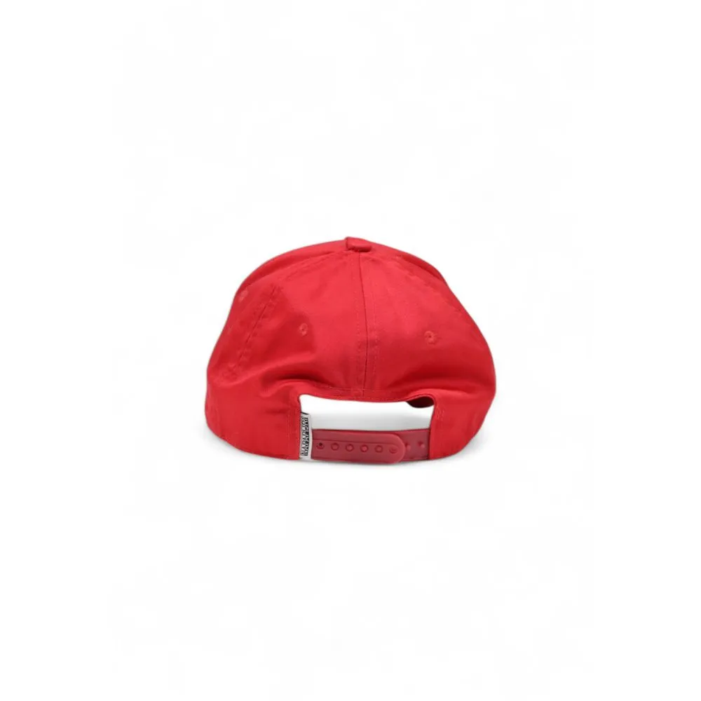Napapijri Men's Red Polyester Hats & Cap