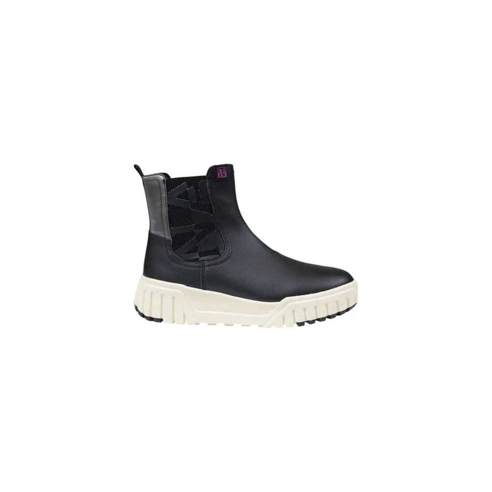 Napapijri Women's Black Leather Boot