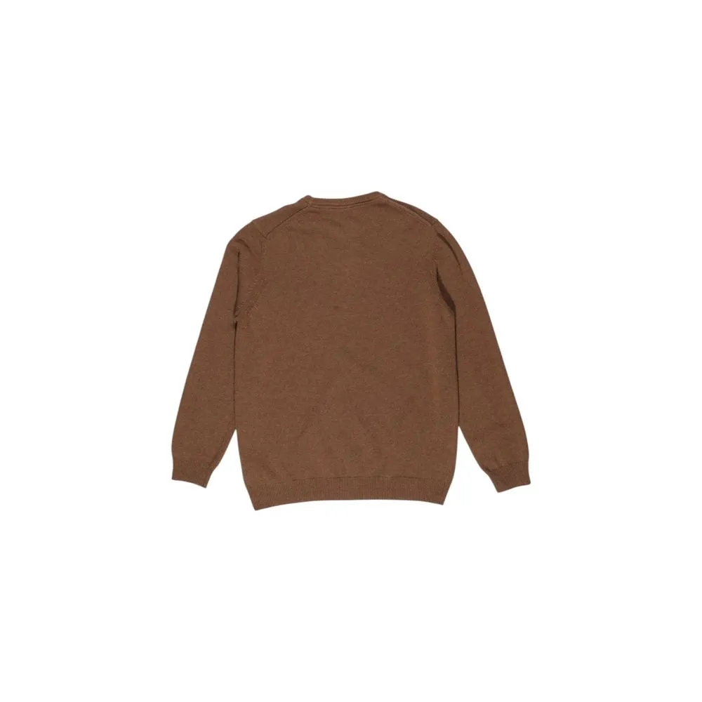 Lyle & Scott Men's Brown Wool Sweater