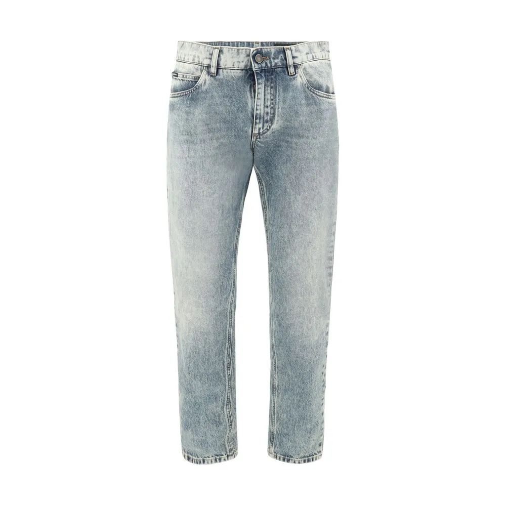 Dolce & Gabbana Men's Worn-effect Jeans