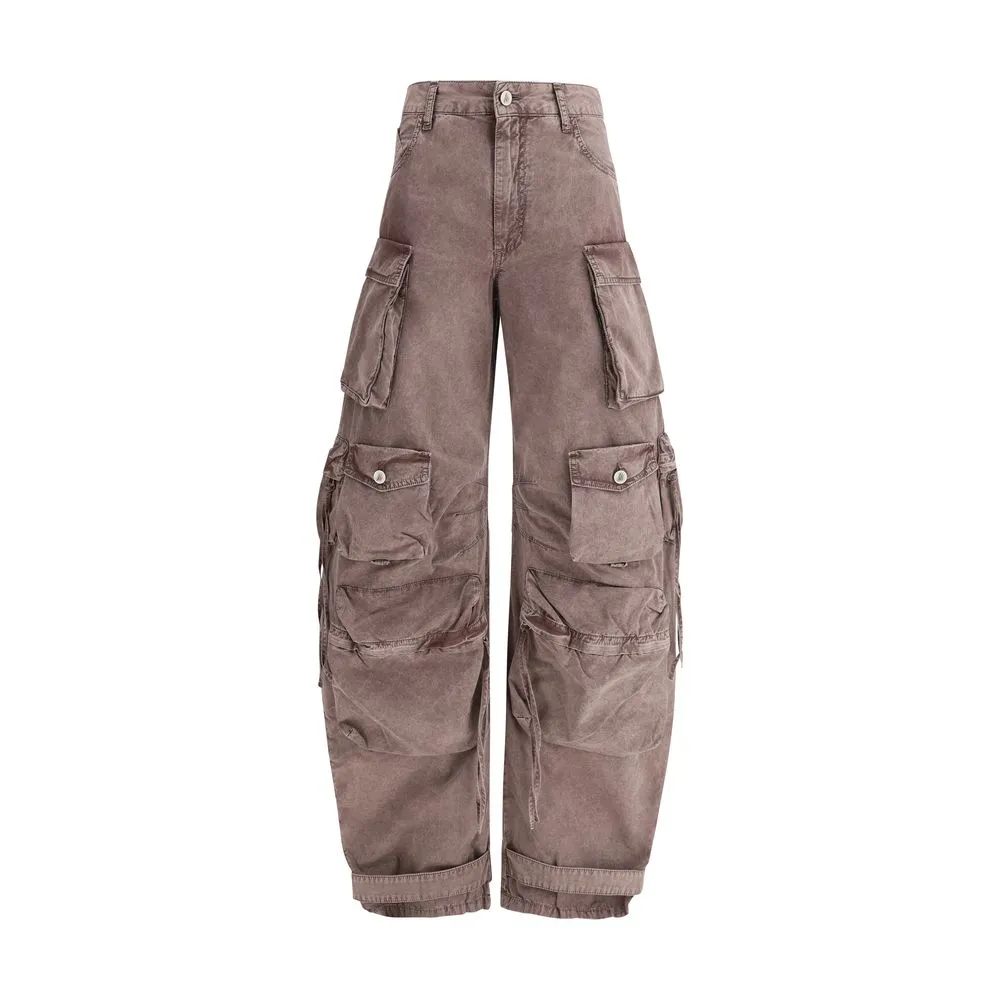 The Attico Women's Fern cargo Jeans