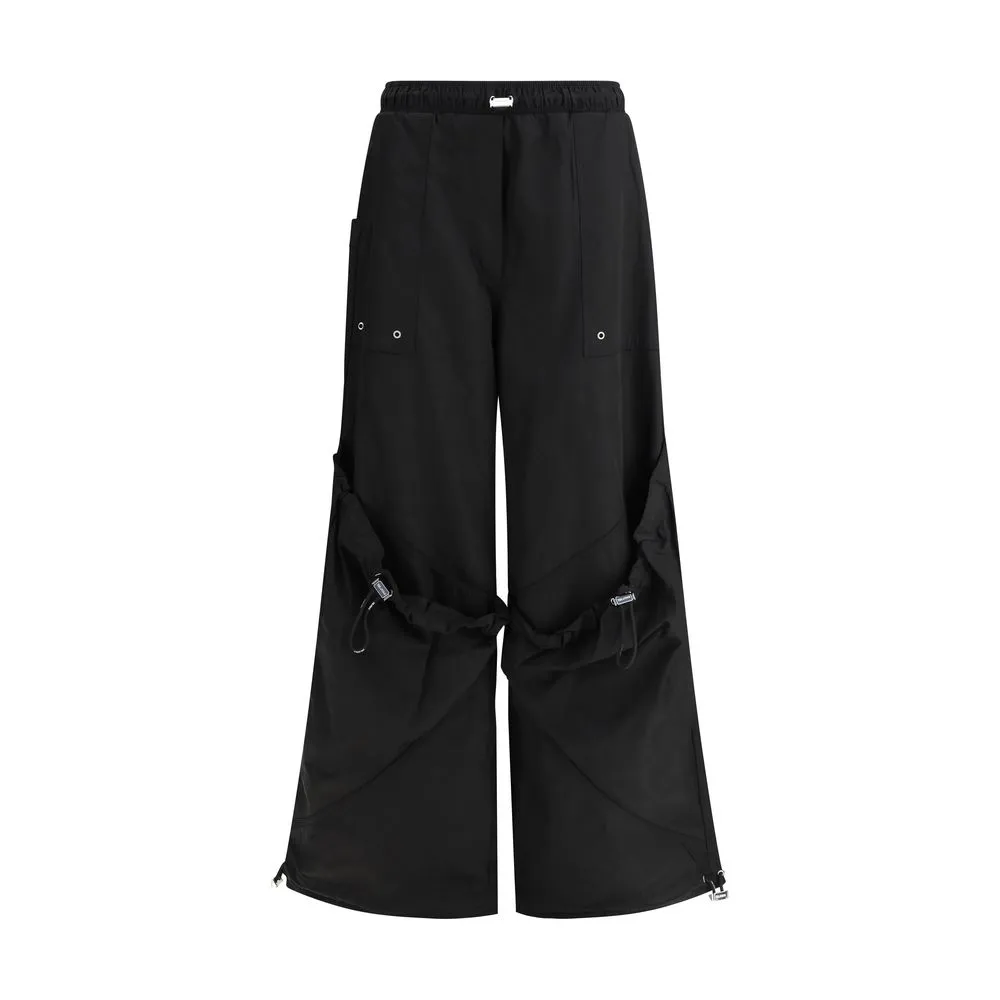 The Attico Women's Nylon cargo Pants