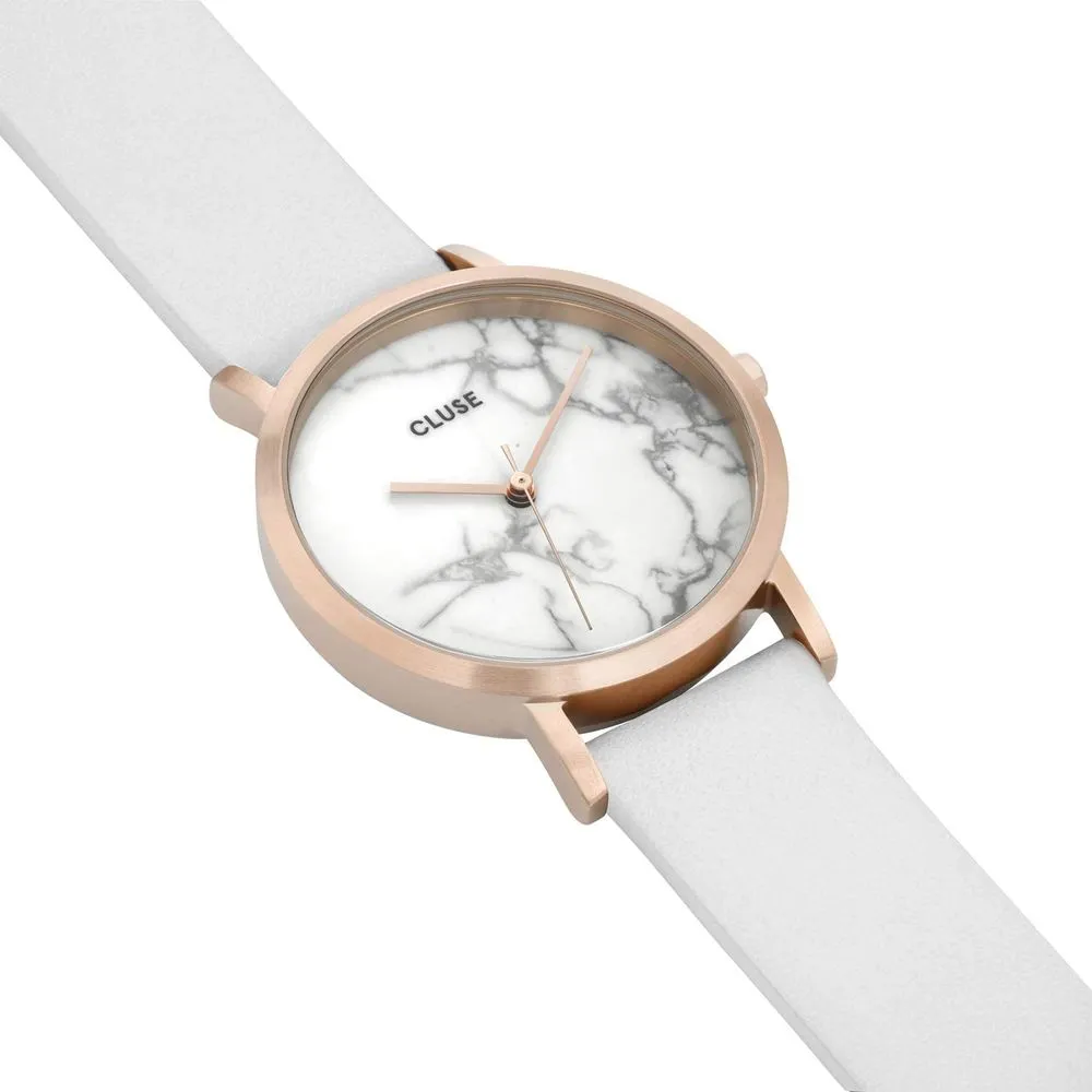 Cluse Women's White Leather Watch