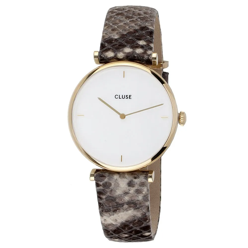 Cluse Women's Beige Leather Watch