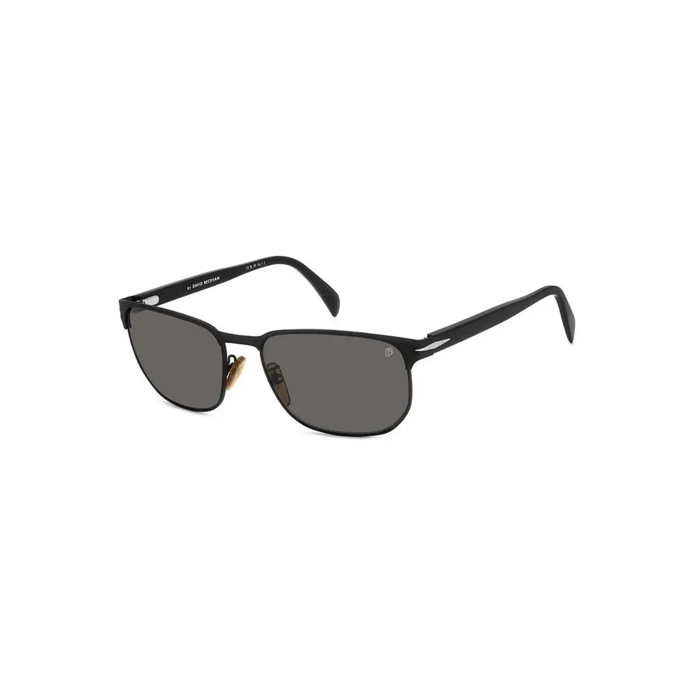 David Beckham Men's Black Metal Sunglasses