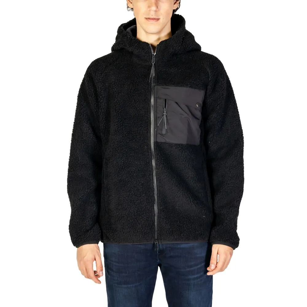 Hydra Clothing Men's Black Polyester Jacket