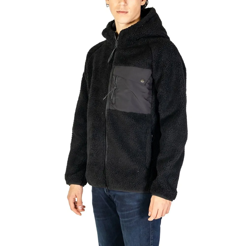 Hydra Clothing Men's Black Polyester Jacket