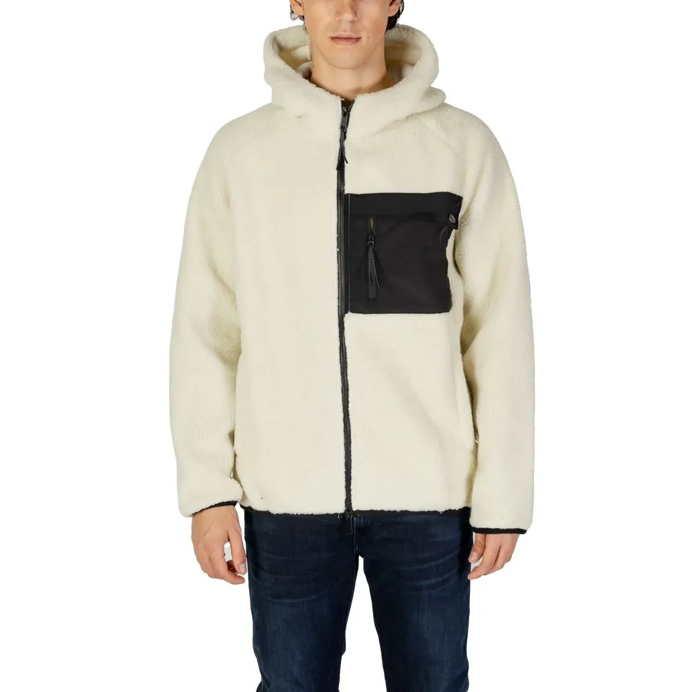 Hydra Clothing Men's Cream Polyester Jacket
