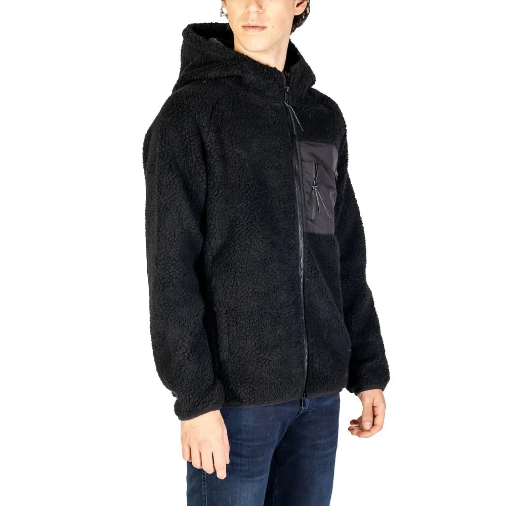 Hydra Clothing Men's Black Polyester Jacket