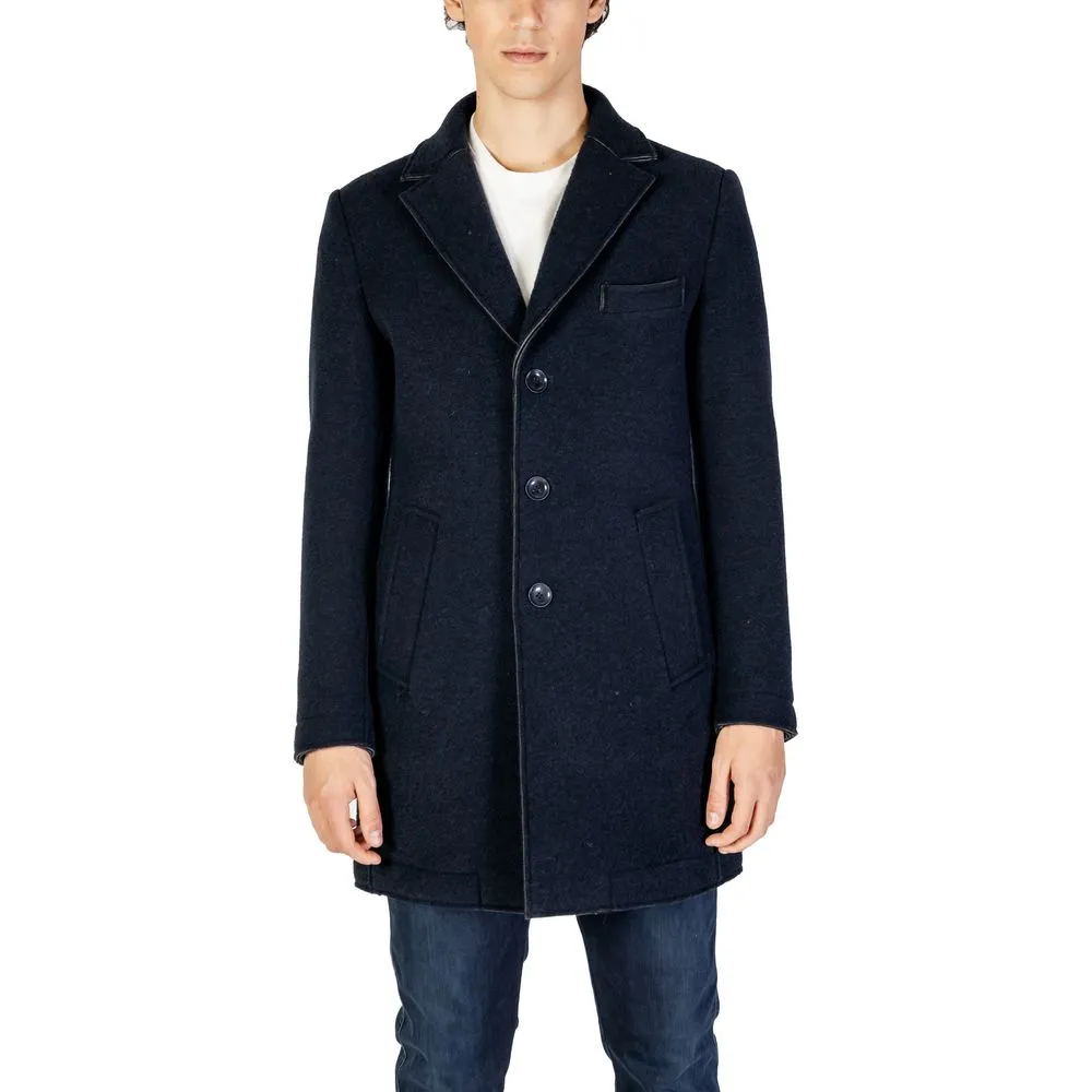 Hydra Clothing Men's Blue Wool Jacket