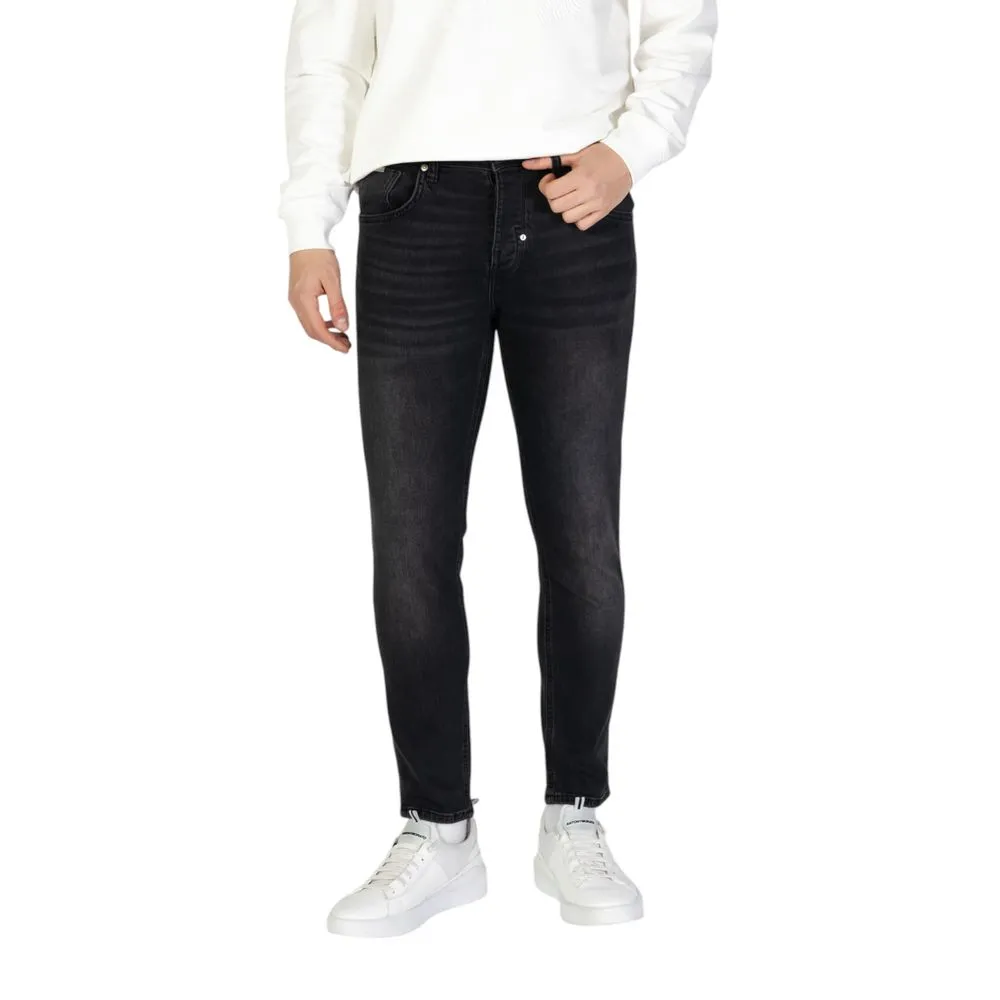 Antony Morato Men's Black Cotton Jeans & Pant