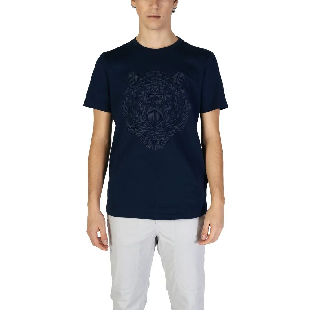 Antony Morato Men's Blue Cotton T-Shirt
