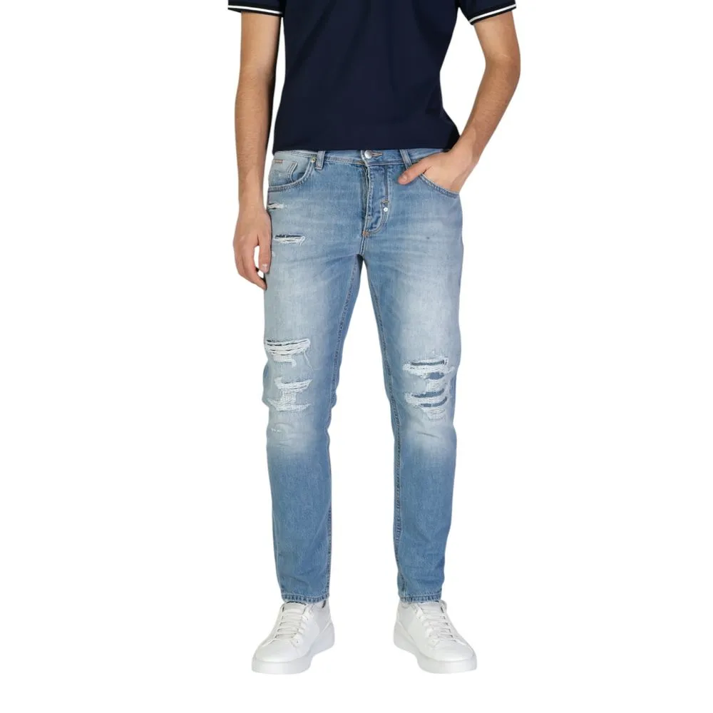 Antony Morato Men's Blue Cotton Jeans & Pant