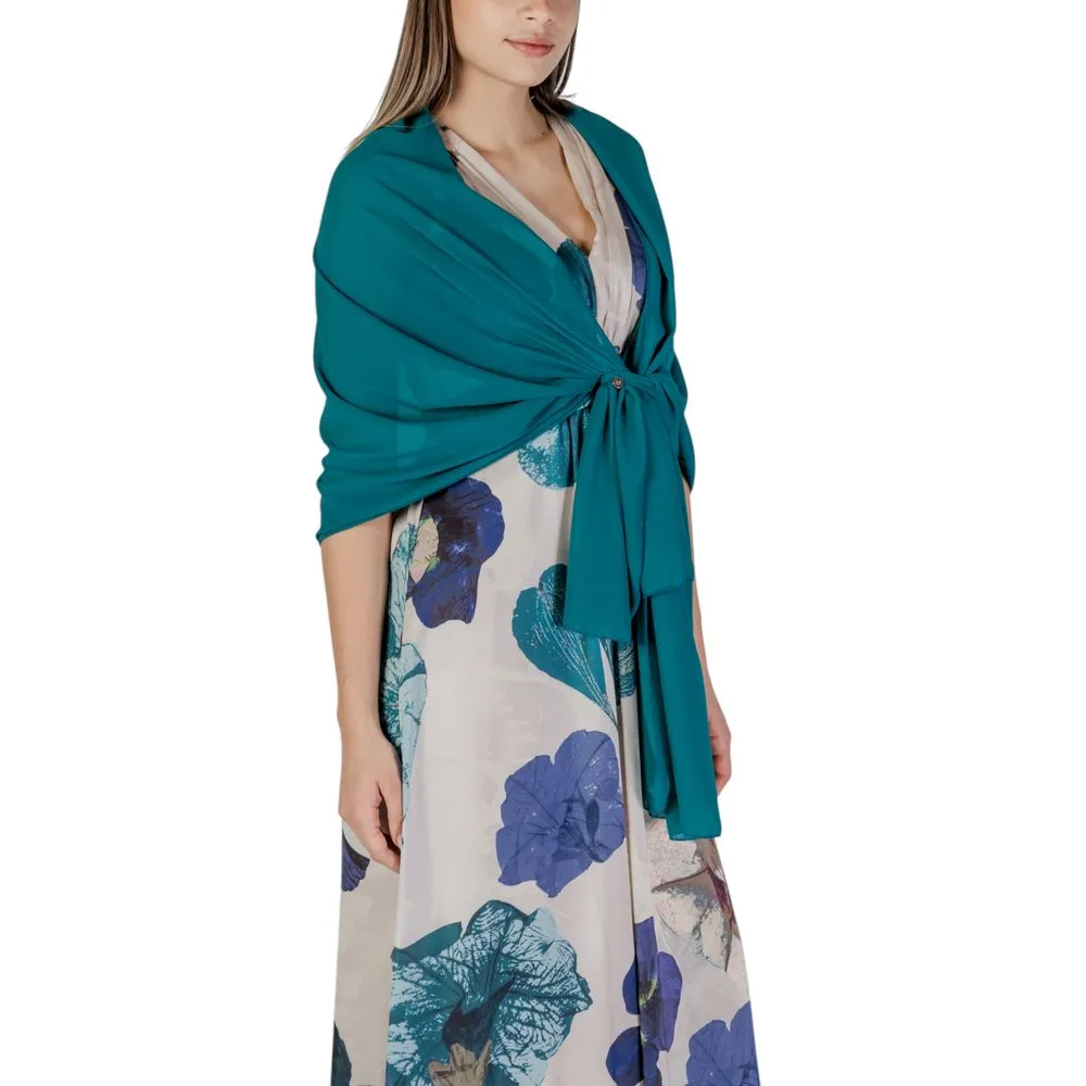 Rinascimento Men's Green Polyester Scarf