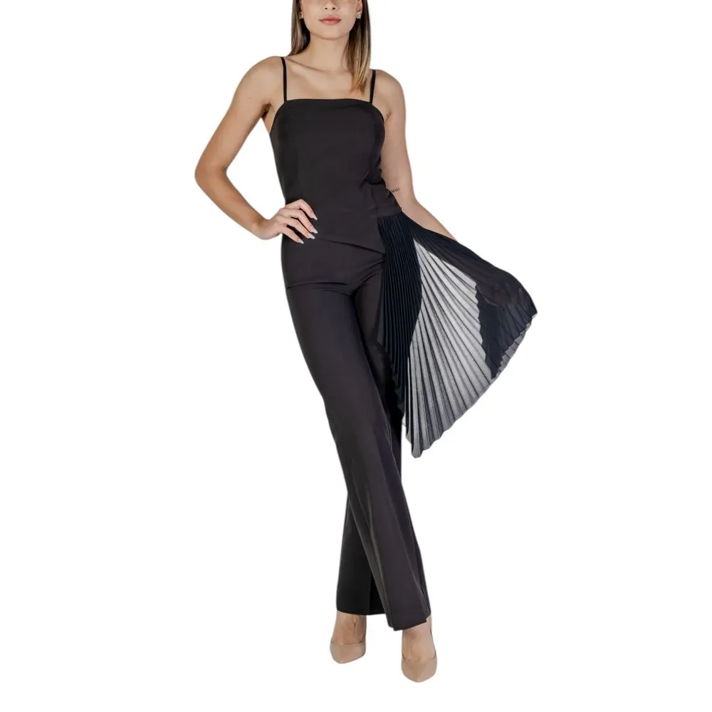 Rinascimento Women's Black Polyester Suits & Blazer