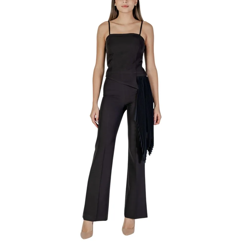 Rinascimento Women's Black Polyester Suits & Blazer