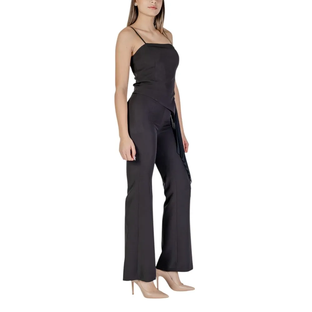 Rinascimento Women's Black Polyester Suits & Blazer