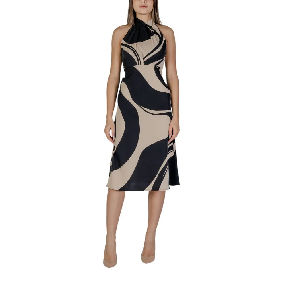 Rinascimento Women's Beige Polyester Dress
