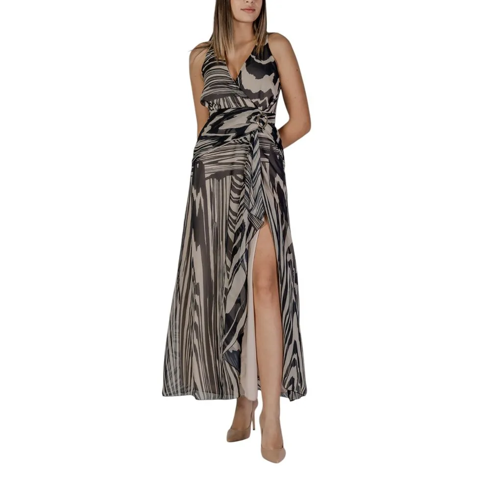 Rinascimento Women's Beige Polyester Dress