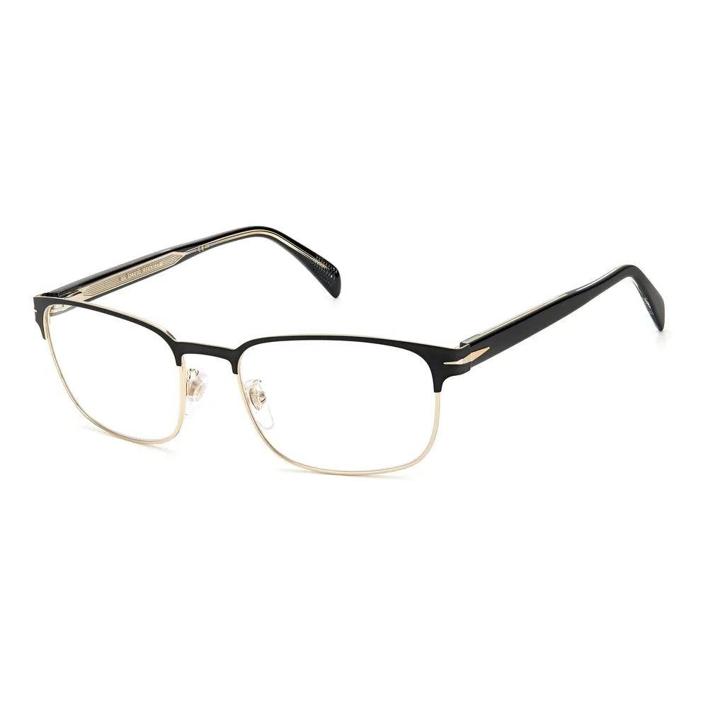 David Beckham Men's Black Metal Frames