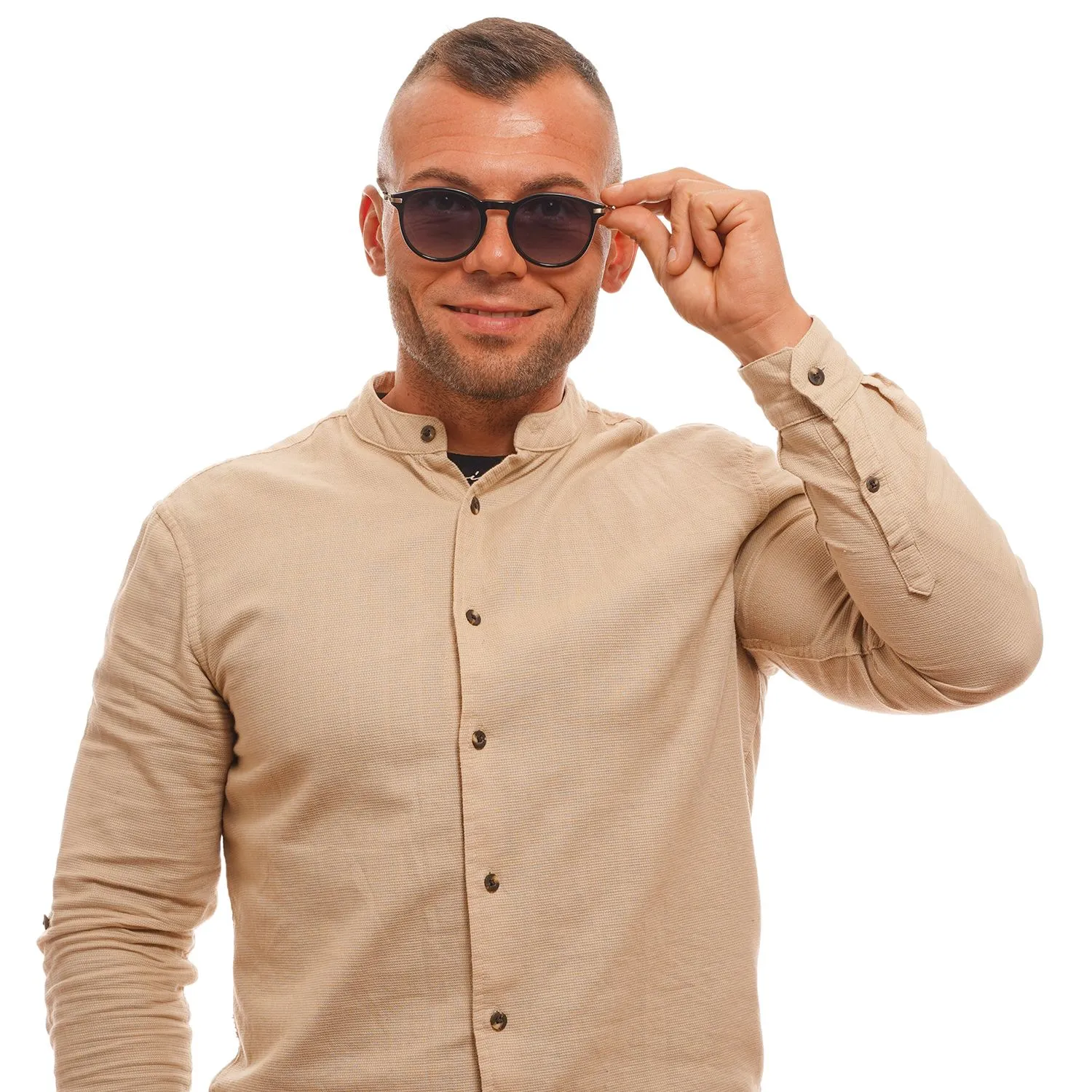 Scotch & Soda Black Men Sunglasses