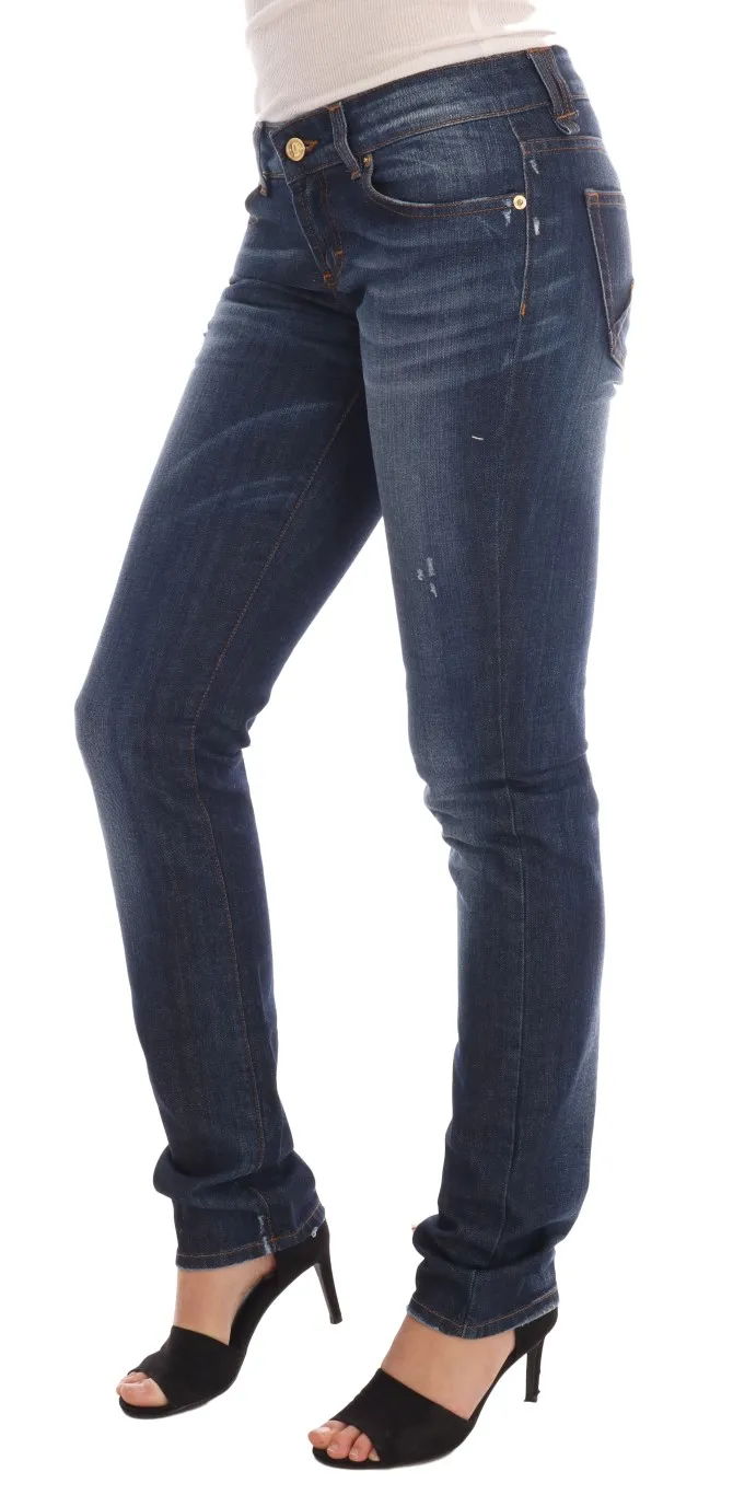 John Galliano Women's Stylish Skinny Low Rise Denim Jeans