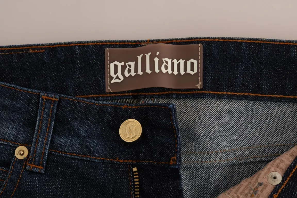 John Galliano Women's Stylish Skinny Low Rise Denim Jeans