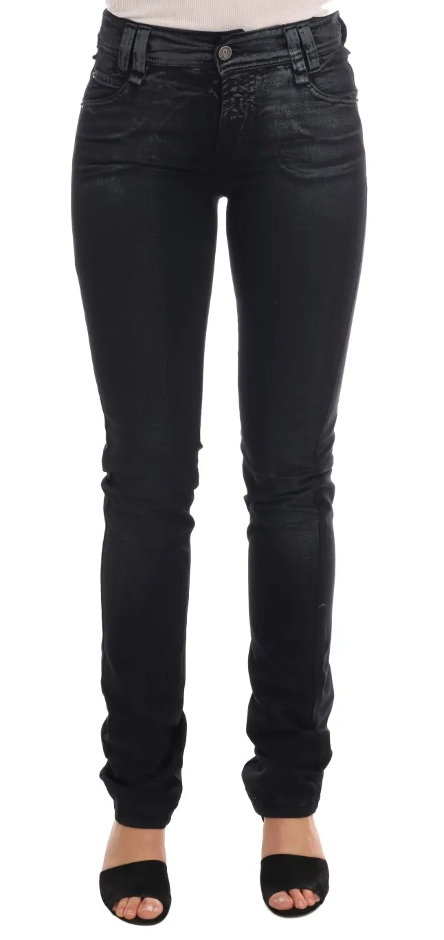 John Galliano Women's Chic Gray Wash Regular Fit Jeans