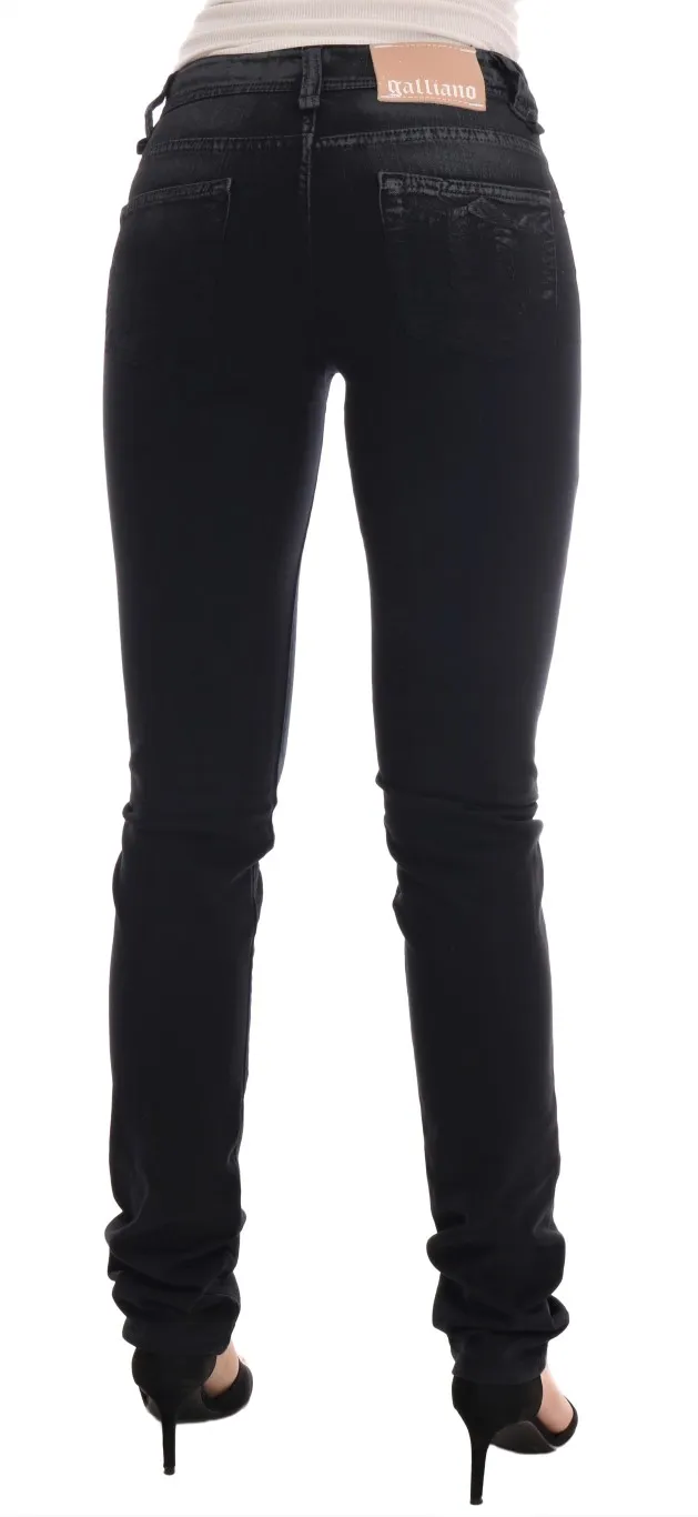 John Galliano Women's Chic Gray Wash Regular Fit Jeans