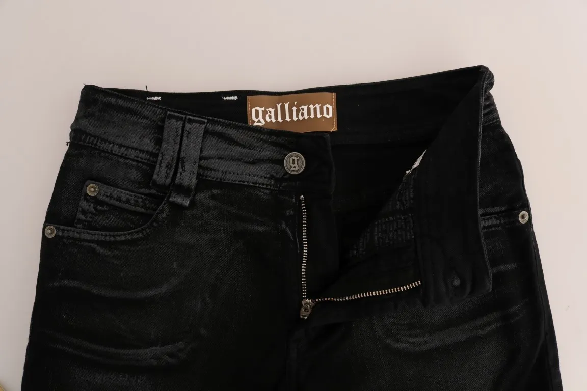 John Galliano Women's Chic Gray Wash Regular Fit Jeans