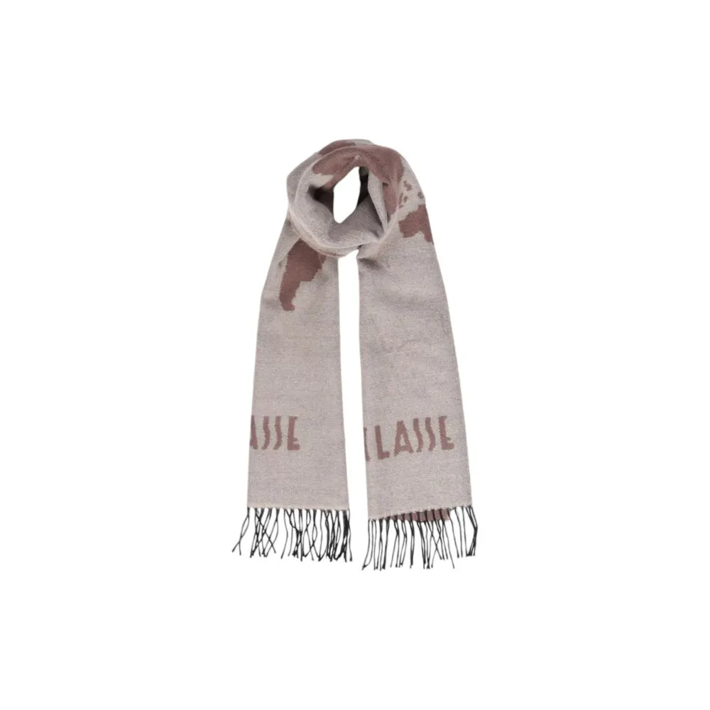 Beige Polyacrylic Scarf