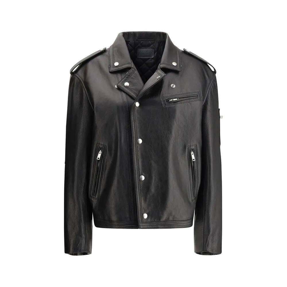 Prada Women's Biker leather Jacket