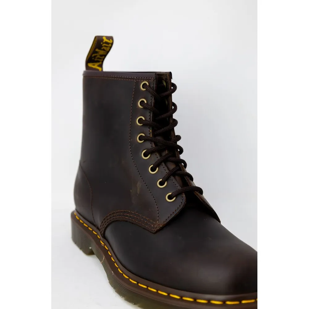 Dr. Martens Men's Brown Leather Boot