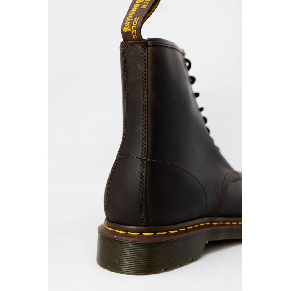 Dr. Martens Men's Brown Leather Boot
