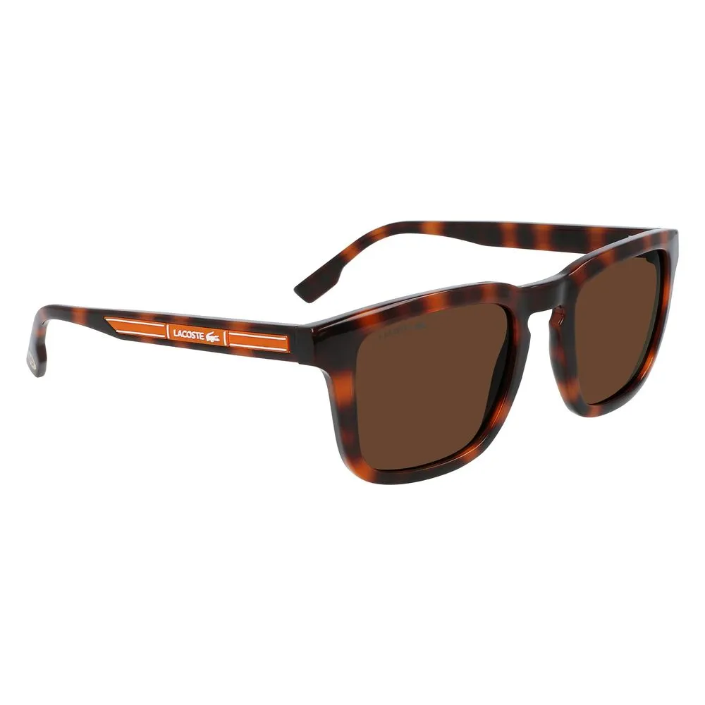 Lacoste Men's Brown Injected Sunglasses
