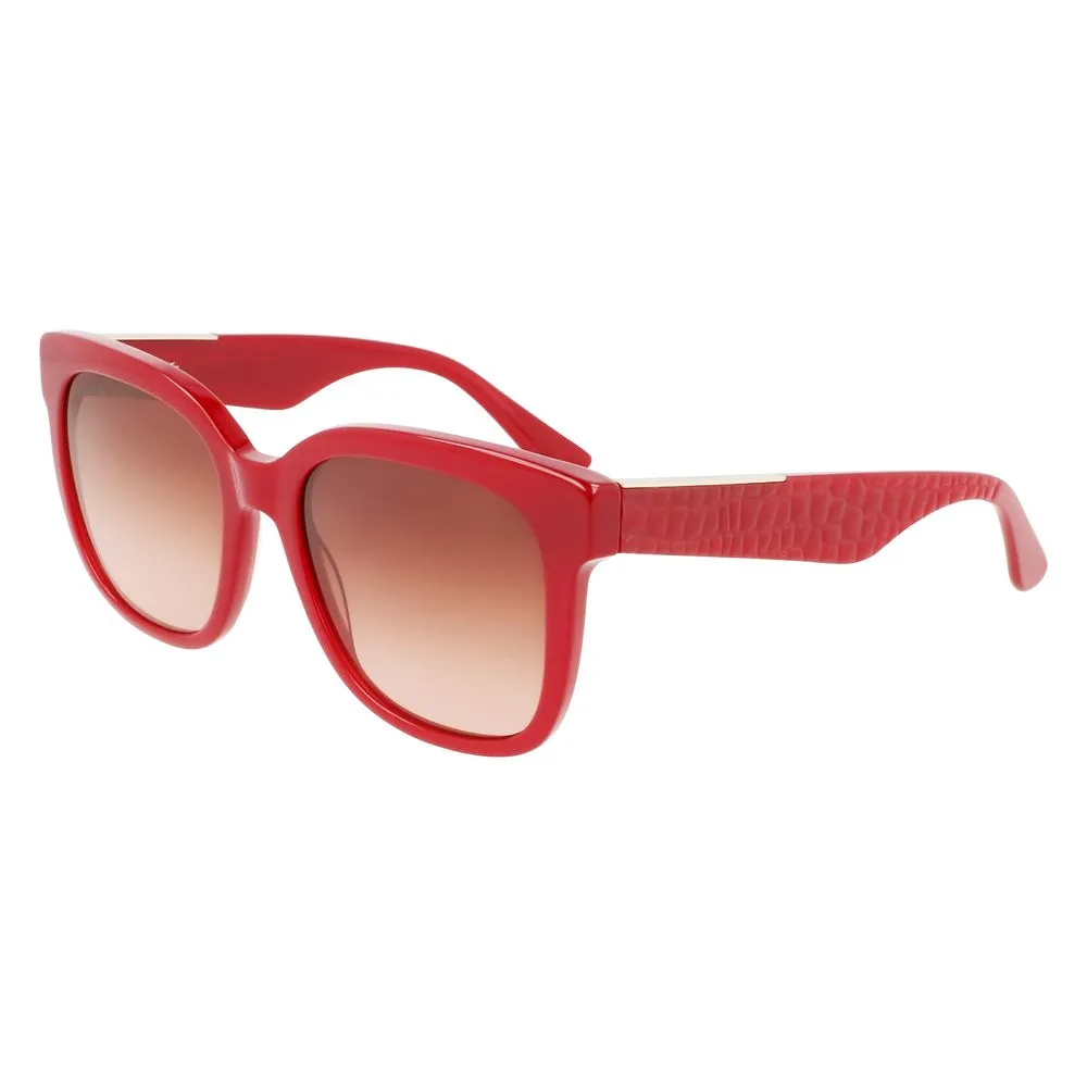Lacoste Women's Red Acetate Sunglasses