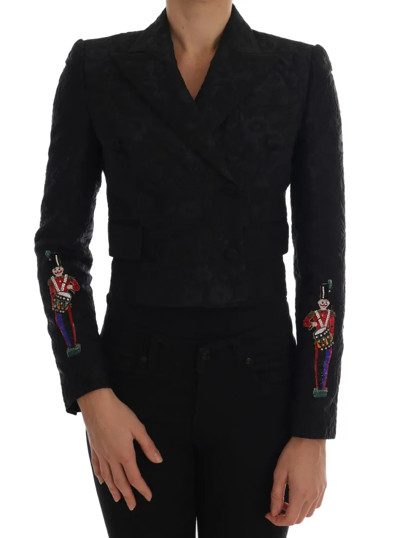 Dolce & Gabbana Women's Enchanted Floral Crystal Blazer Jacket