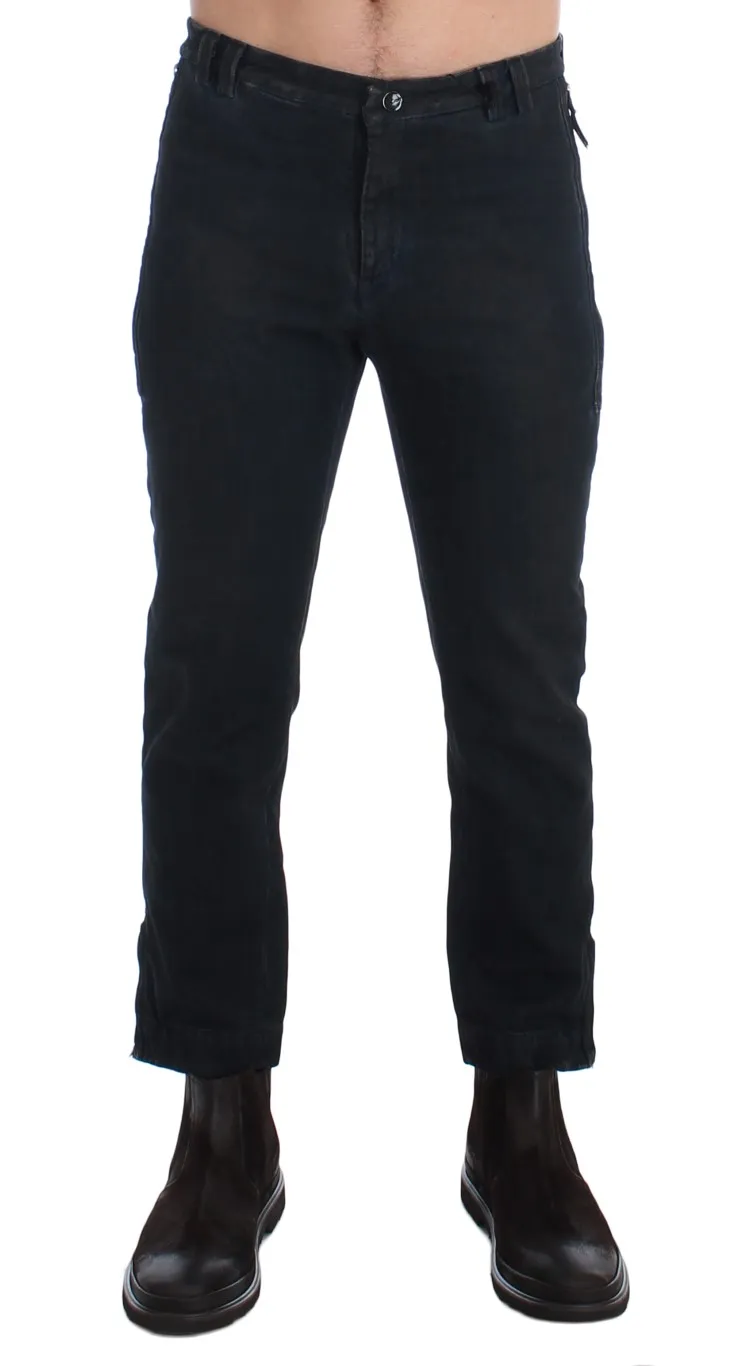 Costume National Men's Chic Blue Slim Fit Denim Jeans