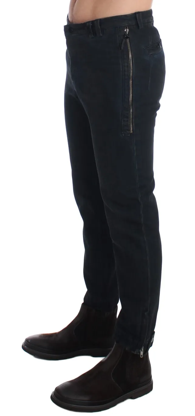 Costume National Men's Chic Blue Slim Fit Denim Jeans