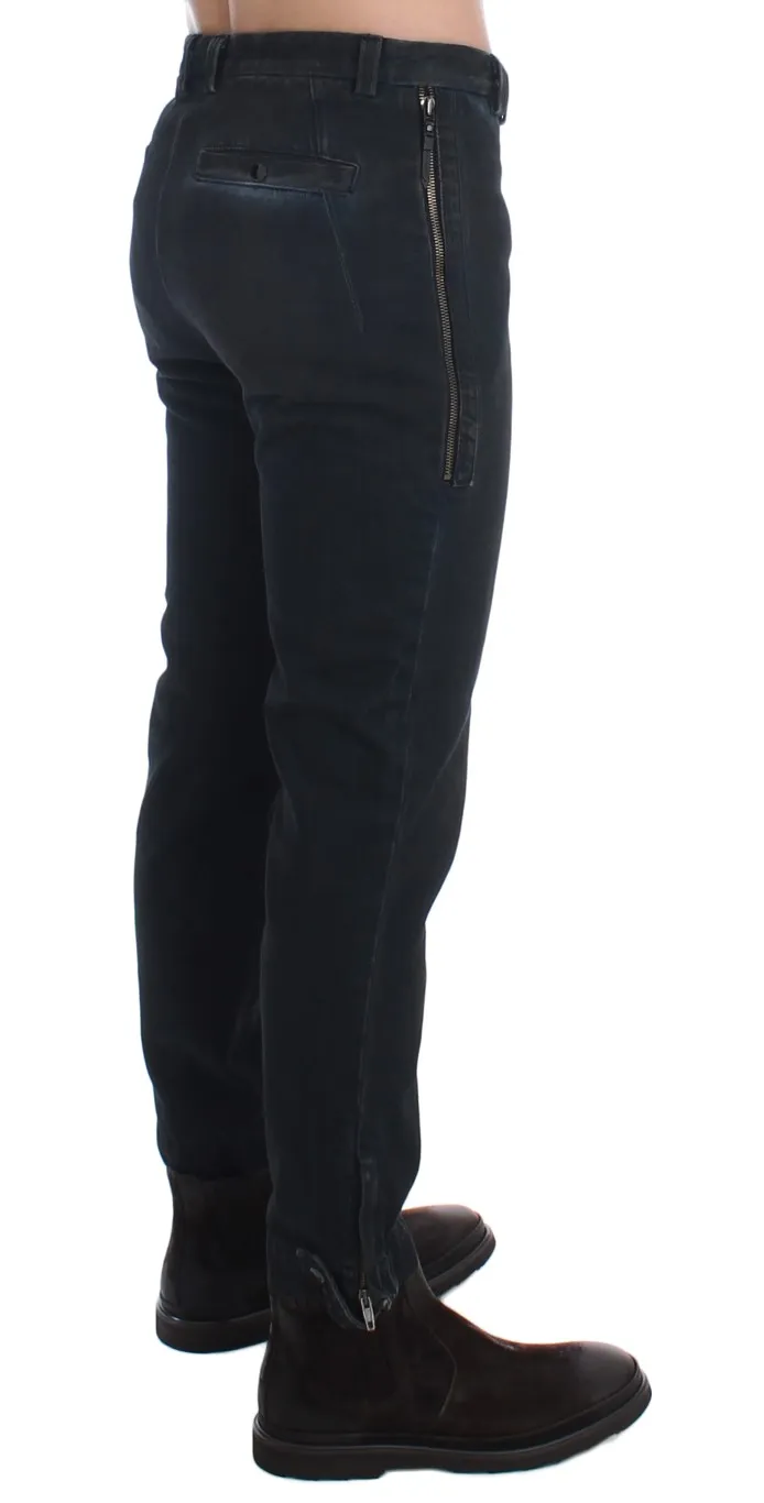 Costume National Men's Chic Blue Slim Fit Denim Jeans