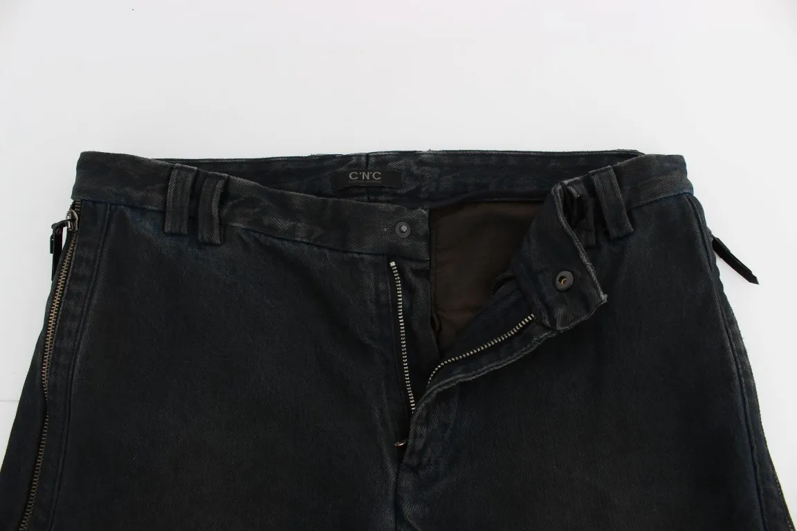 Costume National Men's Chic Blue Slim Fit Denim Jeans