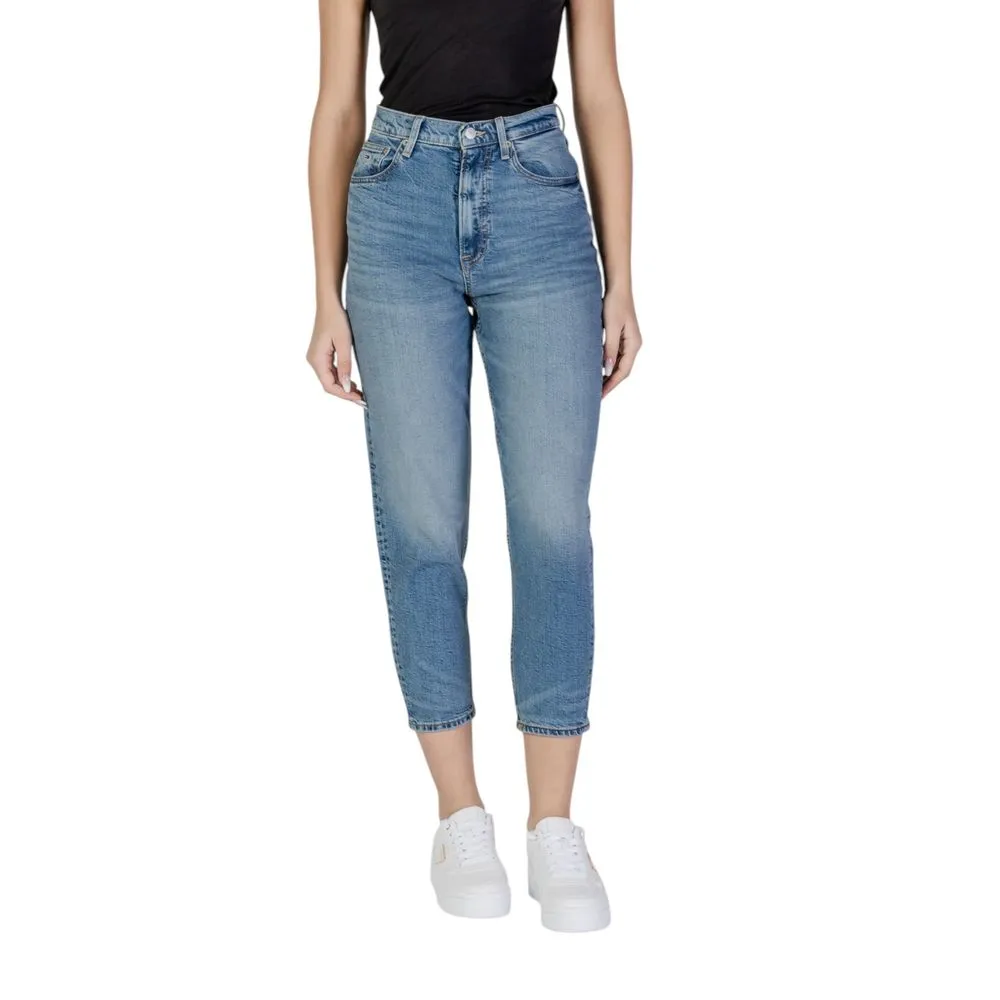 Tommy Hilfiger Jeans Women's Light Blue Cotton Rigenerato Jeans & Pant