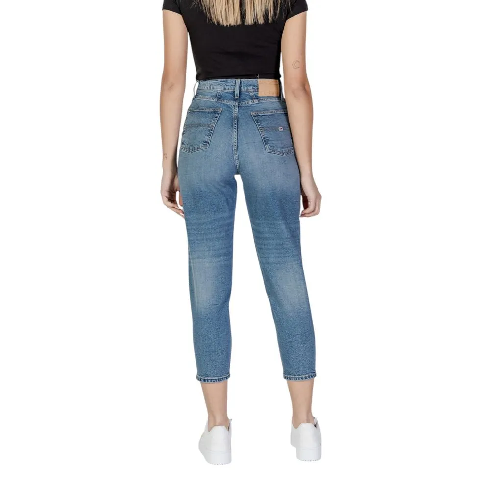 Tommy Hilfiger Jeans Women's Light Blue Cotton Rigenerato Jeans & Pant