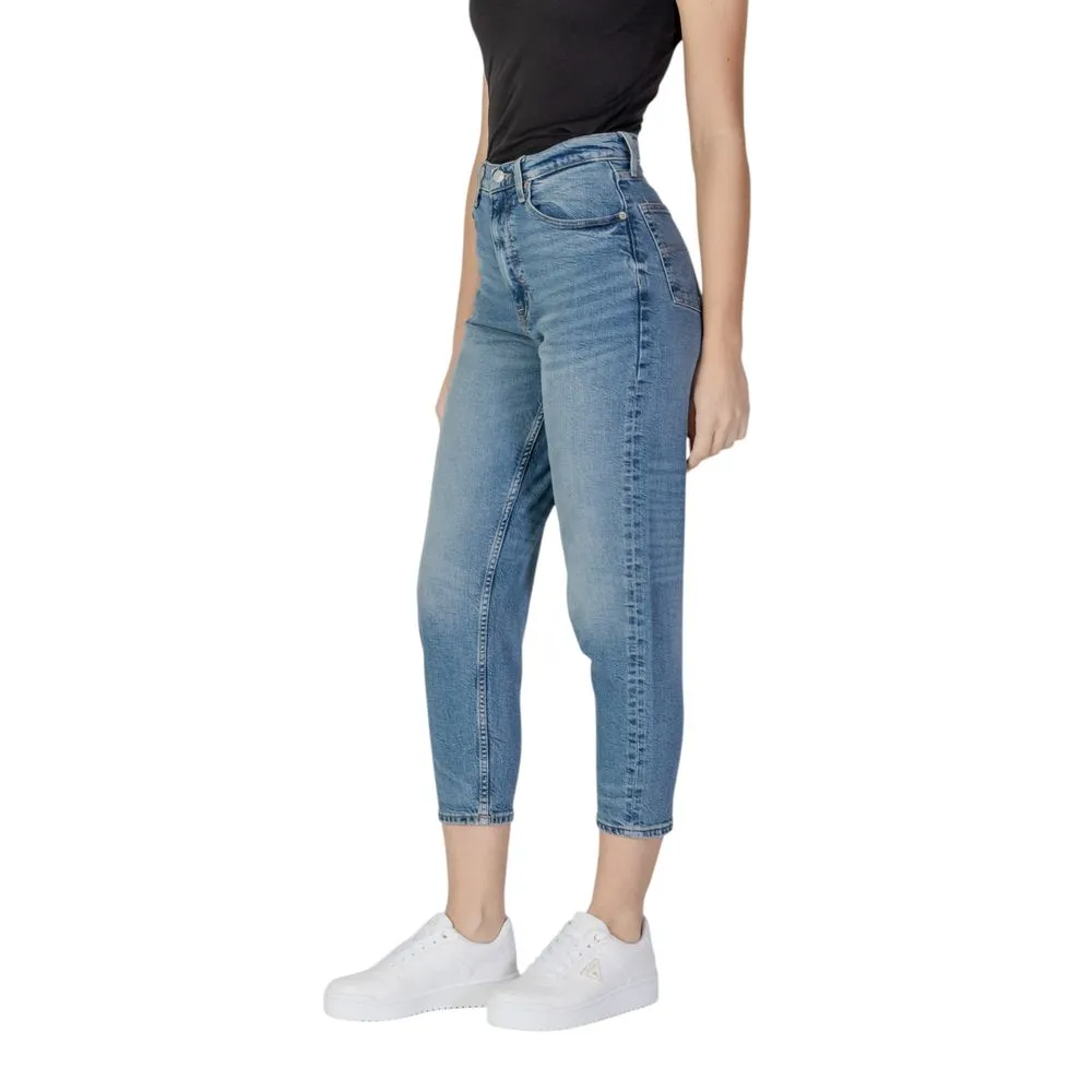 Tommy Hilfiger Jeans Women's Light Blue Cotton Rigenerato Jeans & Pant