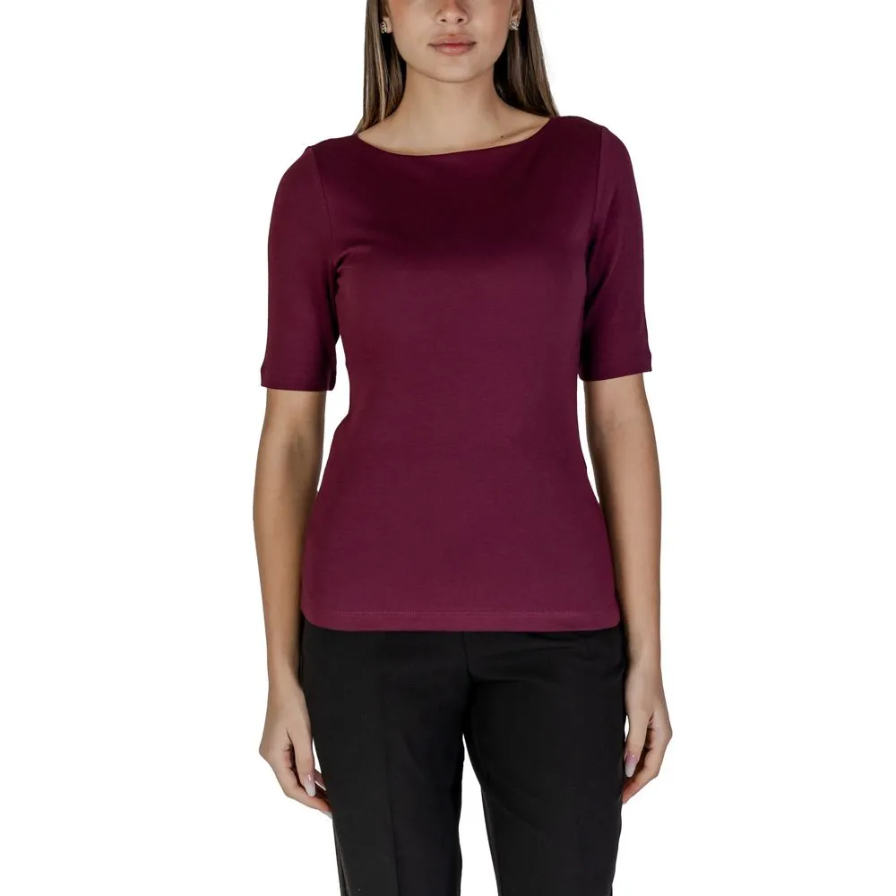 Street One Women's Purple Cotton Tops & T-Shirt