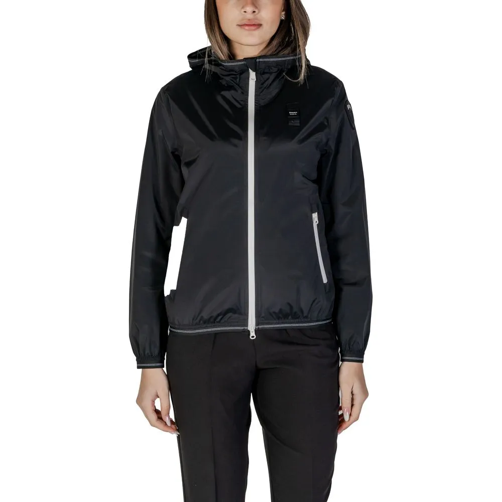 Blauer Women's Black Polyamide Jackets & Coat