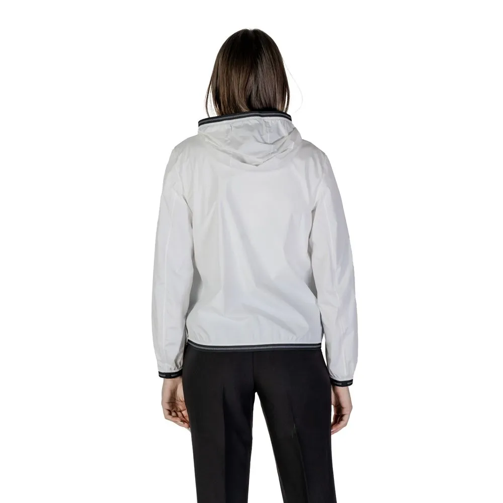 Blauer Women's White Polyamide Jackets & Coat